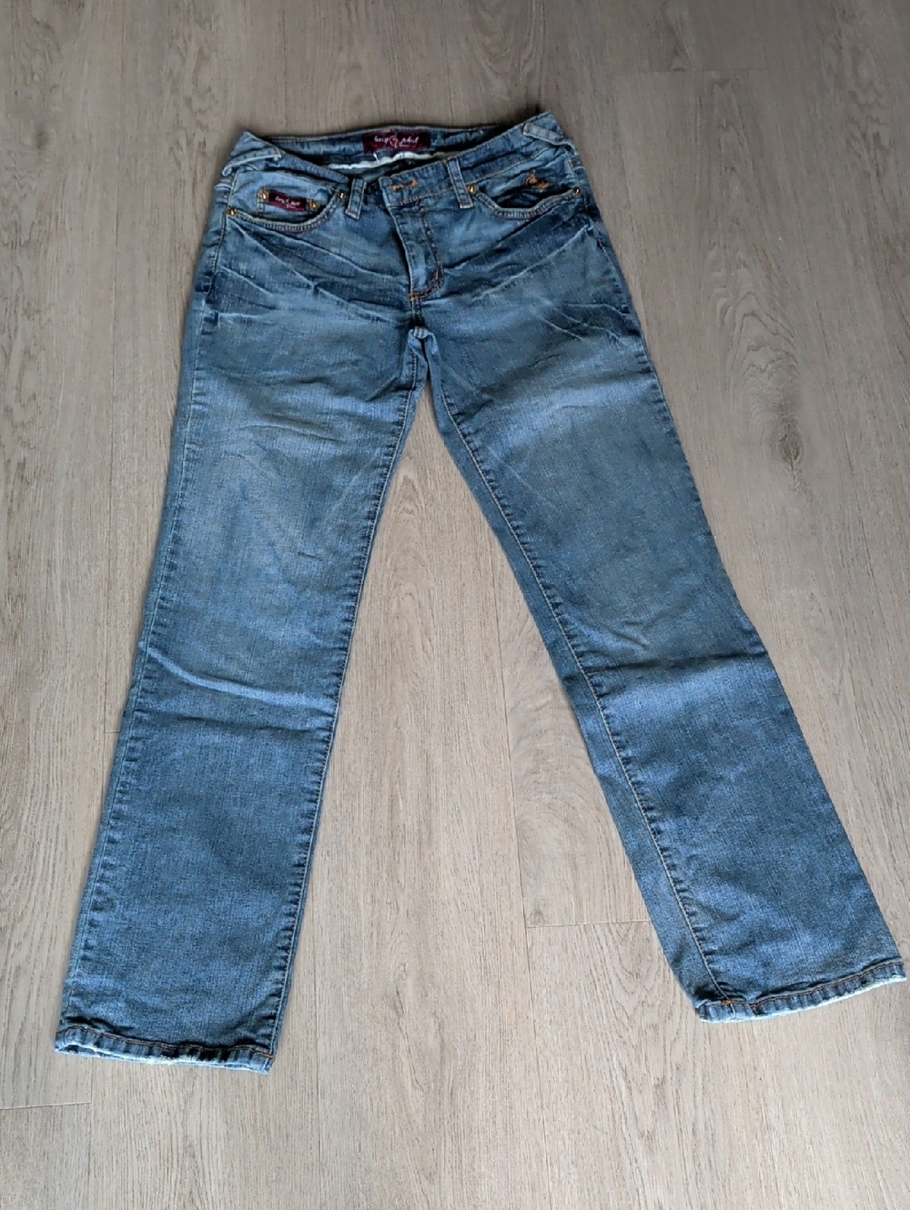 Baby Phat Women's Light Blue Boot-Cut Jeans